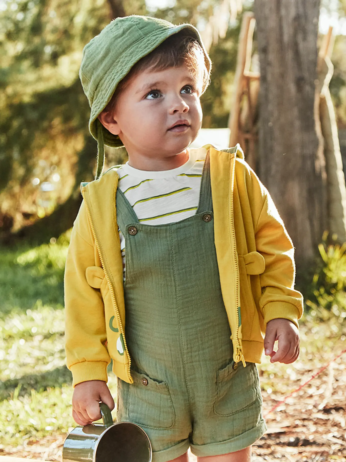 MAYORAL | Baby Set 3-teilig T-Shirt, Latzhose und Mütze | 